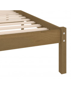 Giroletto Marrone Miele in Legno Massello di Pino 100x200 cm