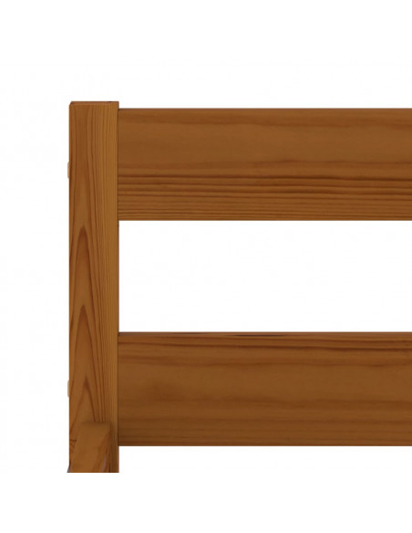 Giroletto Marrone Miele in Legno Massello di Pino 100x200 cm