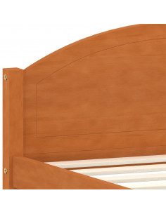 Giroletto Marrone Miele in Legno Massello di Pino 120x200 cm