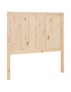 Testiera per Letto 105,5x4x100 cm in Legno Massello di Pino 2