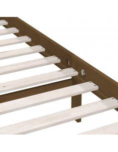 Giroletto Marrone Miele in Legno Massello di Pino 120x200 cm