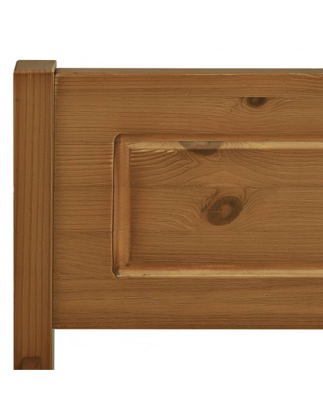 Giroletto Marrone Miele in Legno Massello di Pino 90x200 cm
