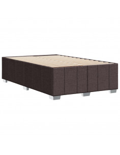 Giroletto senza Materasso Marrone Scuro 80x200 cm in Tessuto