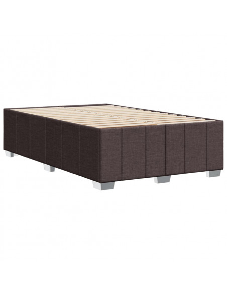 Giroletto senza Materasso Marrone Scuro 80x200 cm in Tessuto