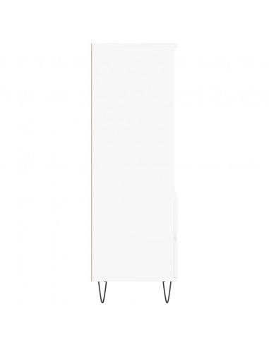 Credenza Bianco 40x36x110 cm in Legno Multistrato