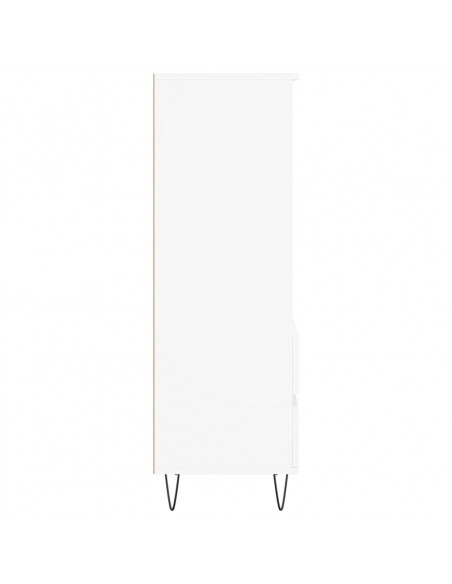 Credenza Bianco 40x36x110 cm in Legno Multistrato