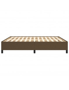 Giroletto Marrone Scuro 160x200 cm in Tessuto