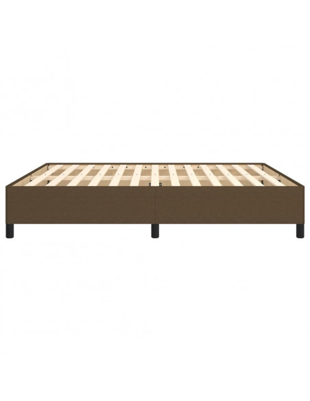Giroletto Marrone Scuro 160x200 cm in Tessuto