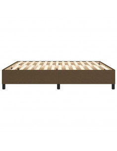 Giroletto Marrone Scuro 160x200 cm in Tessuto