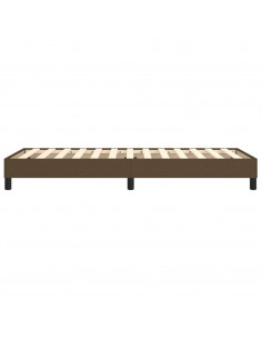 Giroletto Marrone Scuro 90x190 cm in Tessuto