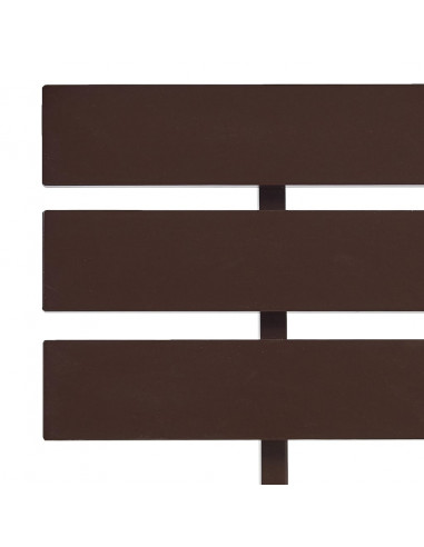 Giroletto Marrone Scuro in Legno Massello di Pino 90x200 cm