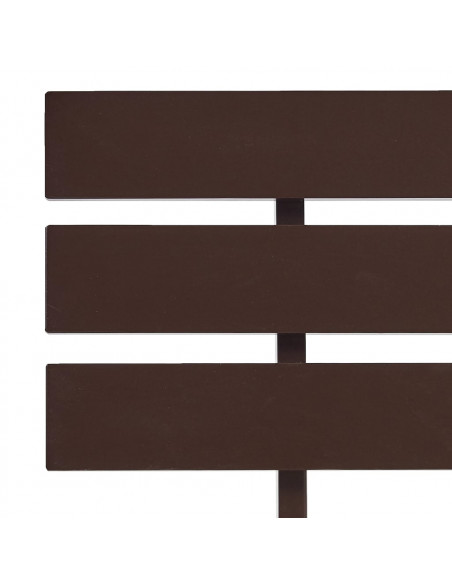 Giroletto Marrone Scuro in Legno Massello di Pino 90x200 cm
