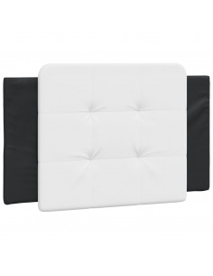 Cuscino Testiera Nero e Bianco 90 cm in Similpelle 2