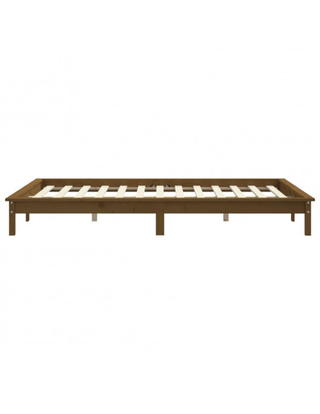 Giroletto Miele 135x190 cm Double in Legno Massello di Pino