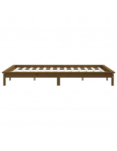 Giroletto Miele 150x200 cm in Legno Massello di Pino King Size