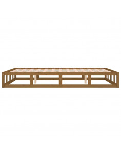 Giroletto Miele 200x200 cm in Legno Massello