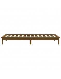 Giroletto Miele 90x200 cm in Legno Massello di Pino