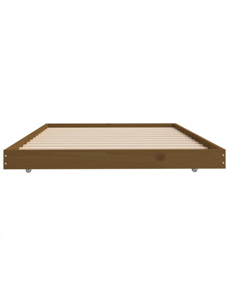 Giroletto Miele 90x200 cm in Legno Massello di Pino