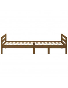 Giroletto Miele 90x200 cm in Legno Massello di Pino