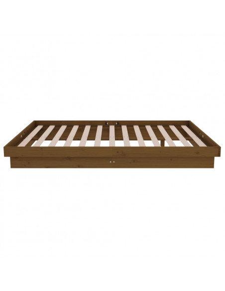 Giroletto Miele in Legno Massello 120x190 cm Small Double