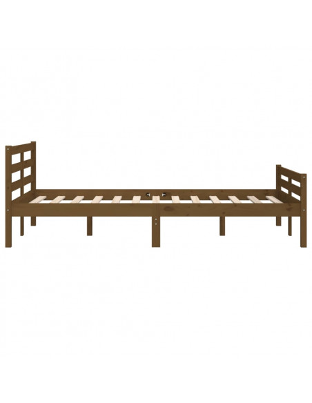 Giroletto Miele in Legno Massello 120x190 cm Small Double