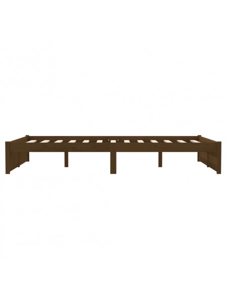 Giroletto Miele in Legno Massello 120x190 cm Small Double