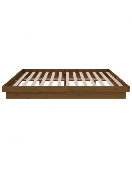 Giroletto Miele in Legno Massello 135x190 cm Double