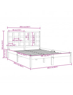 Giroletto Miele in Legno Massello 200x200 cm