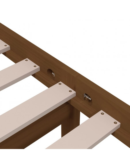 Giroletto Miele in Legno Massello 75x190 cm Small Single