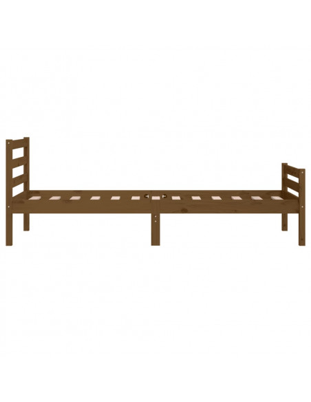 Giroletto Miele in Legno Massello 75x190 cm Small Single