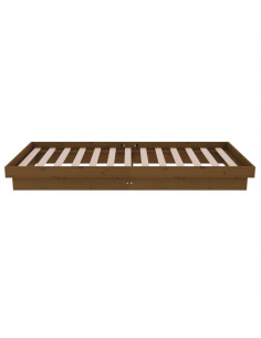 Giroletto Miele in Legno Massello 75x190 cm Small Single