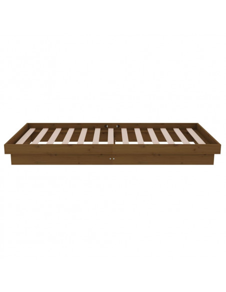 Giroletto Miele in Legno Massello 75x190 cm Small Single