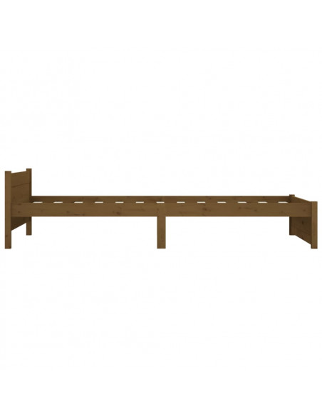 Giroletto Miele in Legno Massello 90x190 cm Single