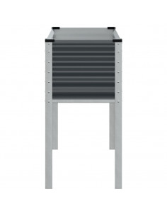 Fioriera da Giardino Antracite 100x41x90 cm in Acciaio