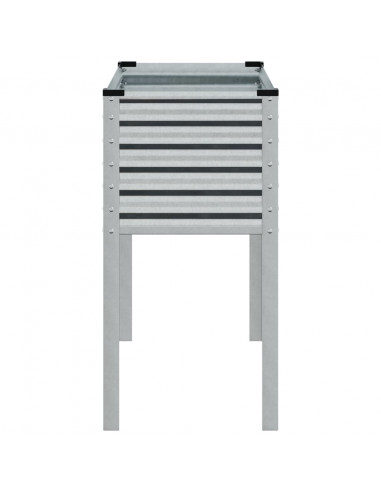 Fioriera da Giardino 100x41x90 cm in Acciaio Zincato