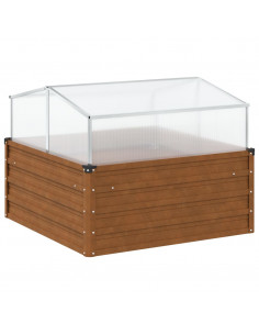 Fioriera da Giardino con Acciaio Corten per Serra 2