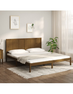 Giroletto Miele in Legno Massello di Pino 200x200 cm