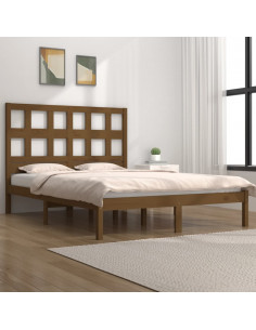 Giroletto Miele in Legno Massello di Pino 200x200 cm