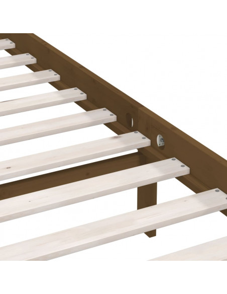 Giroletto Miele Legno Massello di Pino 90x190cm Small Single
