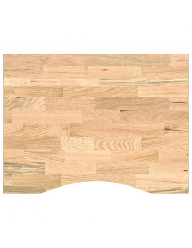 Banco da Lavoro 80x60x(71,5-98) cm Legno Massello Rovere