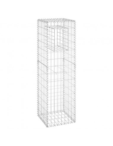 Cesti a Gabbione a Torre 2 pz 40x40x140 cm in Ferro