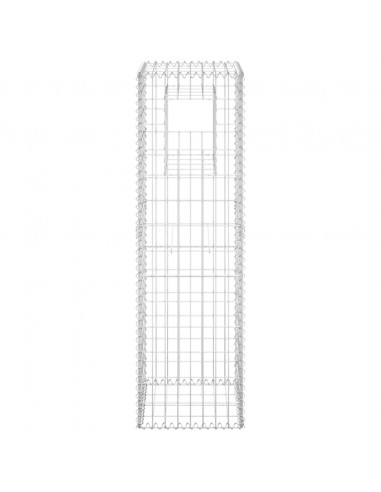 Cesti a Gabbione a Torre 2 pz 40x40x140 cm in Ferro