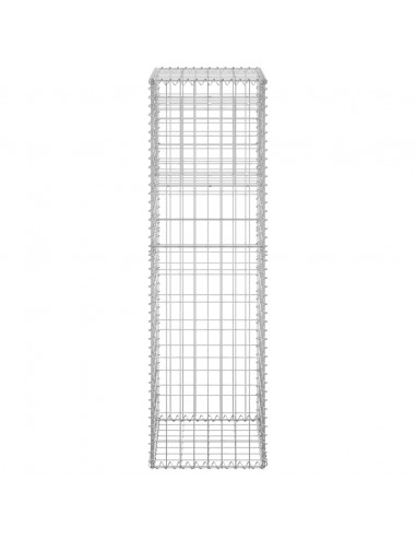 Cesti a Gabbione a Torre 2 pz 40x40x140 cm in Ferro