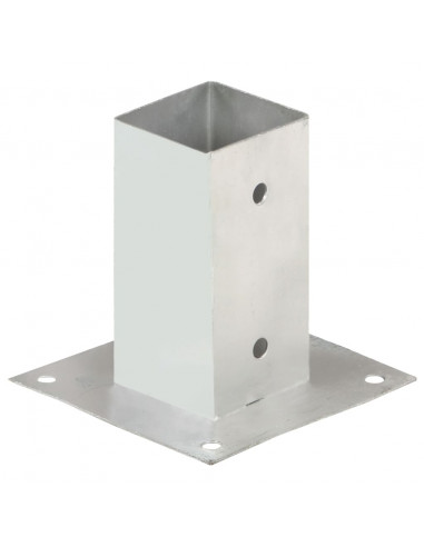 Ancoraggi Pali 4 pz in Metallo Zincato 71 mm