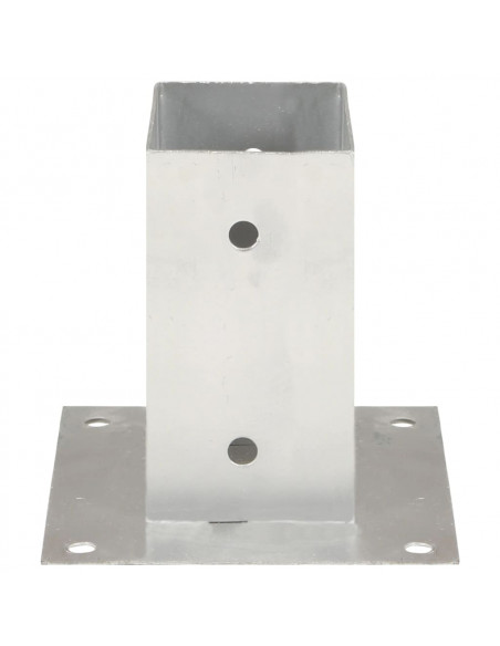 Ancoraggi Pali 4 pz in Metallo Zincato 71 mm