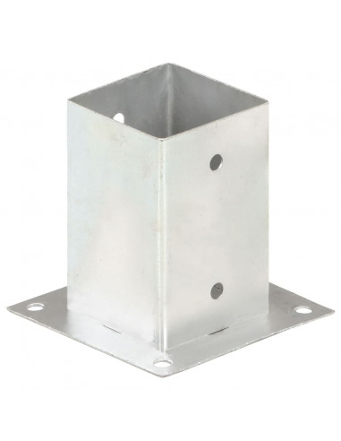 Ancoraggi Pali 4 pz in Metallo Zincato 91 mm