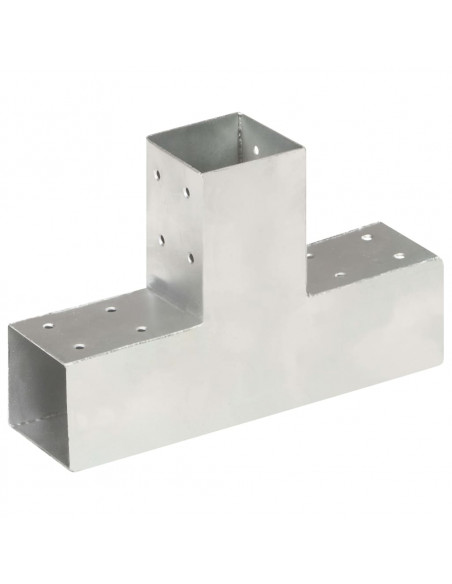Connettore per Pali a Forma di T in Metallo Zincato 71x71 mm