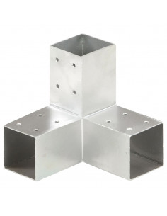 Connettore per Pali a Forma di Y in Metallo Zincato 71x71 mm 2