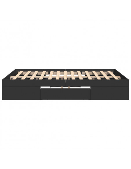 Giroletto Nero 120x190 cm in Legno Multistrato