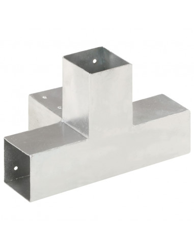 Connettore per Pali a Forma di X in Metallo Zincato 71x71 mm